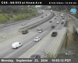 NB 805 at Home Ave (On Ramp)