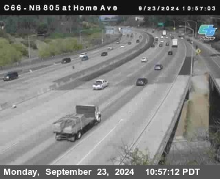 NB 805 at Home Ave (On Ramp)