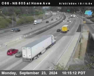 NB 805 at Home Ave (On Ramp)