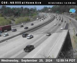 NB 805 at Home Ave (On Ramp)