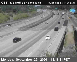 NB 805 at Home Ave (On Ramp)