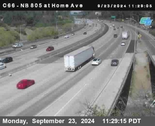 NB 805 at Home Ave (On Ramp)