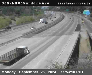 NB 805 at Home Ave (On Ramp)