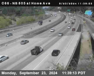 NB 805 at Home Ave (On Ramp)