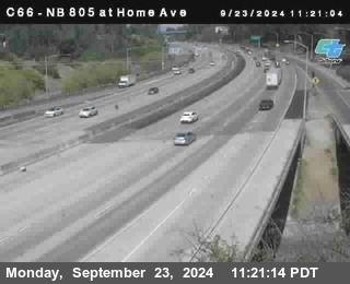 NB 805 at Home Ave (On Ramp)