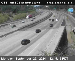 NB 805 at Home Ave (On Ramp)