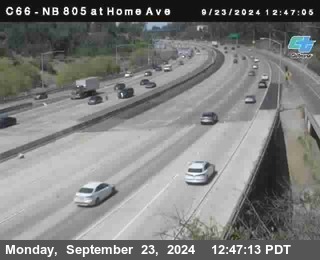 NB 805 at Home Ave (On Ramp)