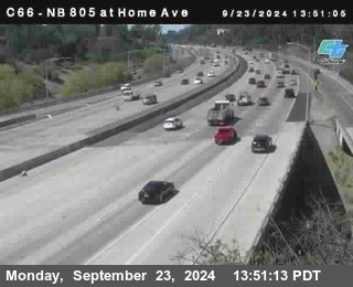 NB 805 at Home Ave (On Ramp)