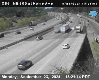 NB 805 at Home Ave (On Ramp)