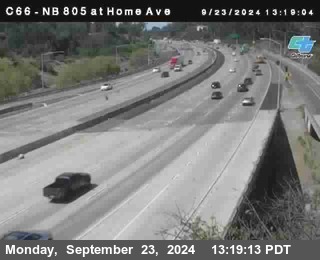 NB 805 at Home Ave (On Ramp)