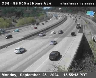 NB 805 at Home Ave (On Ramp)