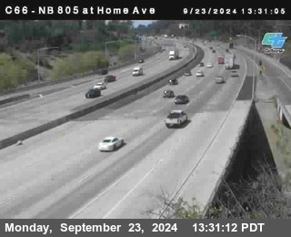 NB 805 at Home Ave (On Ramp)