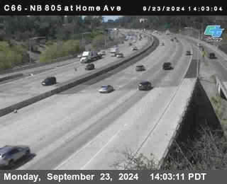 NB 805 at Home Ave (On Ramp)