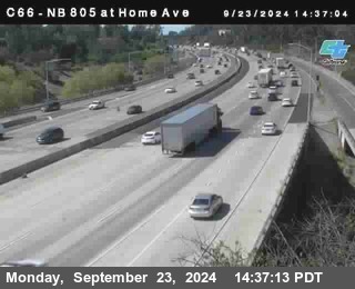 NB 805 at Home Ave (On Ramp)