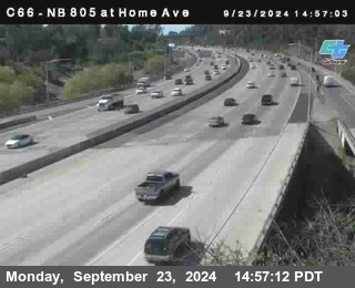 NB 805 at Home Ave (On Ramp)