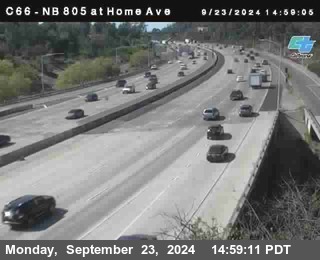 NB 805 at Home Ave (On Ramp)