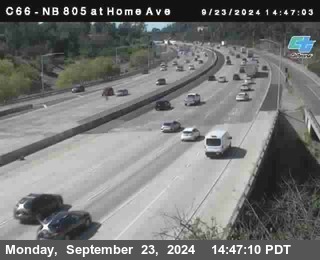 NB 805 at Home Ave (On Ramp)