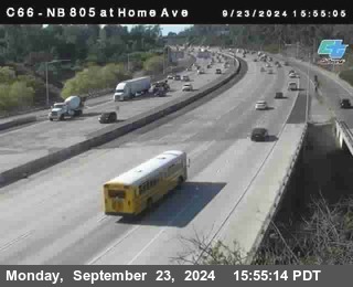 NB 805 at Home Ave (On Ramp)