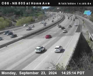 NB 805 at Home Ave (On Ramp)