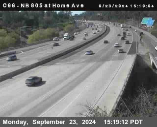 NB 805 at Home Ave (On Ramp)