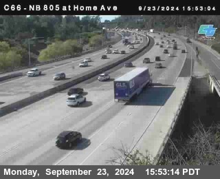 NB 805 at Home Ave (On Ramp)