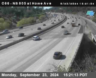 NB 805 at Home Ave (On Ramp)