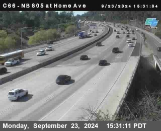 NB 805 at Home Ave (On Ramp)