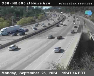 NB 805 at Home Ave (On Ramp)