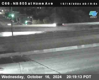 NB 805 at Home Ave (On Ramp)