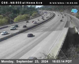 NB 805 at Home Ave (On Ramp)