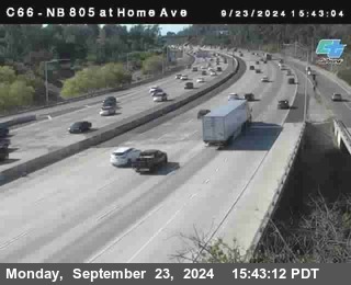 NB 805 at Home Ave (On Ramp)