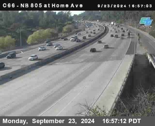 NB 805 at Home Ave (On Ramp)