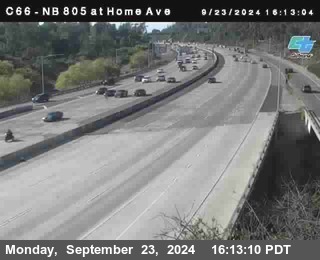 NB 805 at Home Ave (On Ramp)