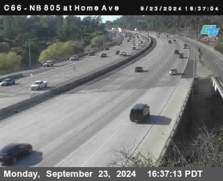 NB 805 at Home Ave (On Ramp)