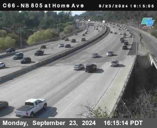 NB 805 at Home Ave (On Ramp)