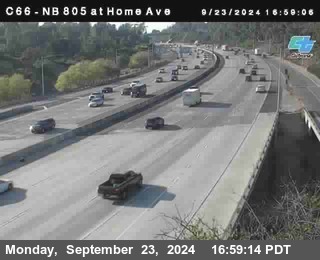 NB 805 at Home Ave (On Ramp)