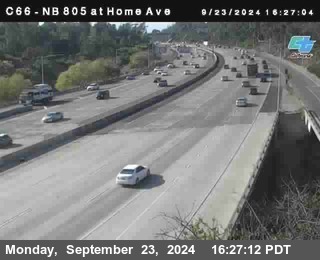 NB 805 at Home Ave (On Ramp)