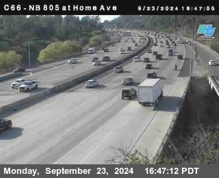 NB 805 at Home Ave (On Ramp)