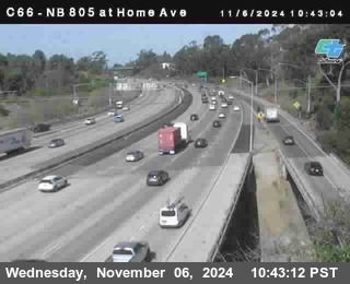 NB 805 at Home Ave (On Ramp)