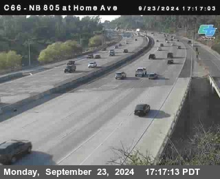 NB 805 at Home Ave (On Ramp)