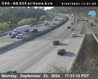 NB 805 at Home Ave (On Ramp)