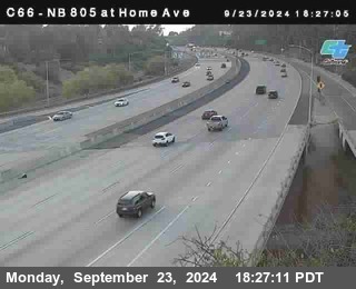 NB 805 at Home Ave (On Ramp)