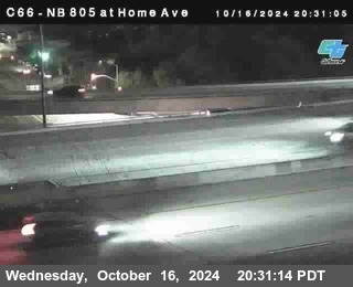 NB 805 at Home Ave (On Ramp)