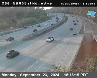 NB 805 at Home Ave (On Ramp)