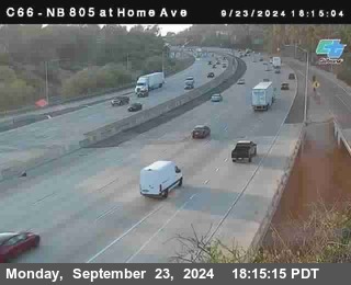 NB 805 at Home Ave (On Ramp)