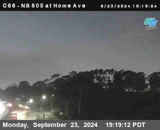 NB 805 at Home Ave (On Ramp)