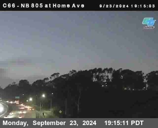 NB 805 at Home Ave (On Ramp)