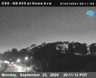 NB 805 at Home Ave (On Ramp)