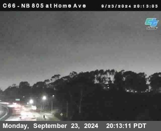 NB 805 at Home Ave (On Ramp)