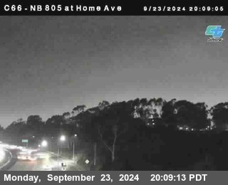 NB 805 at Home Ave (On Ramp)